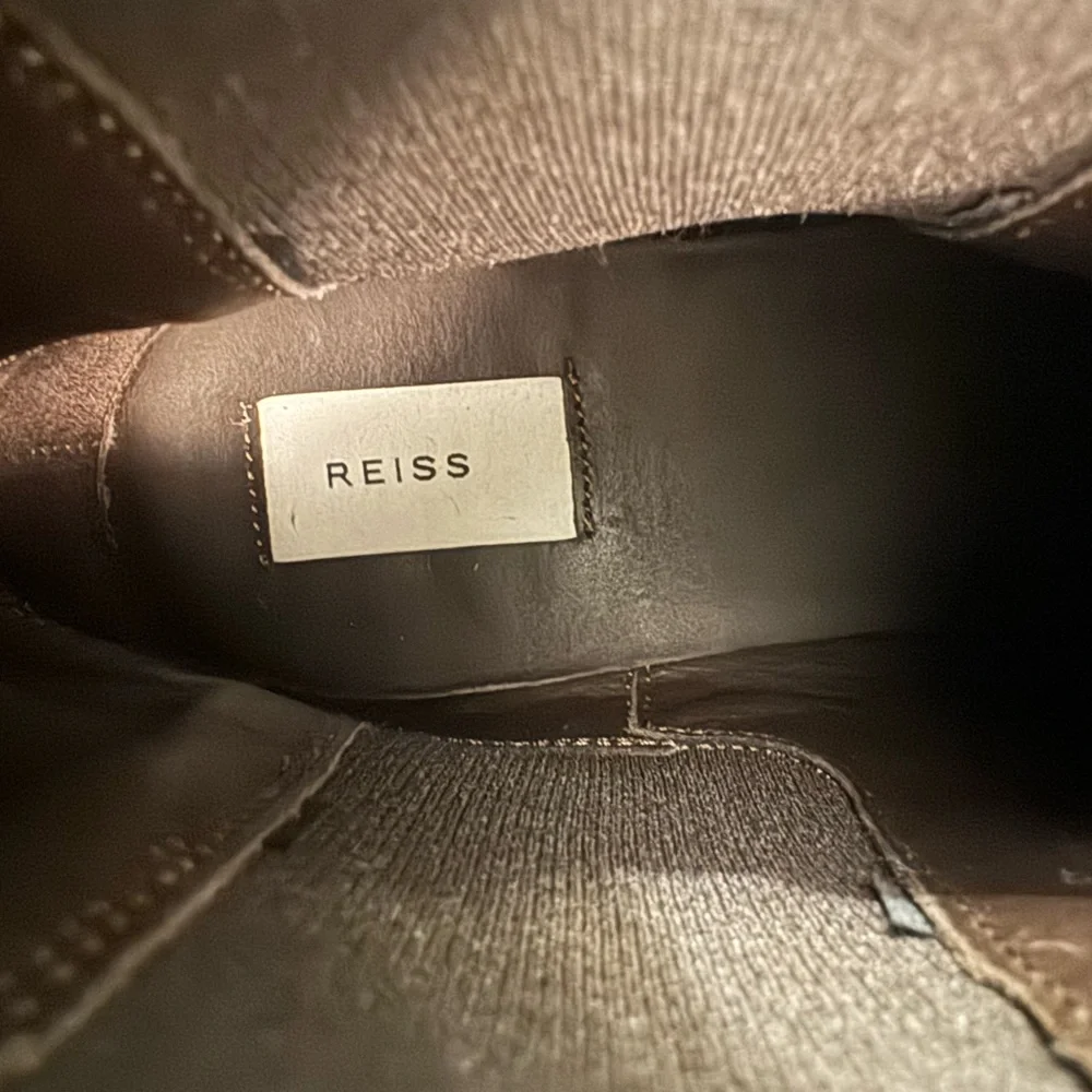 Reiss Brown Suede Ankle Boots